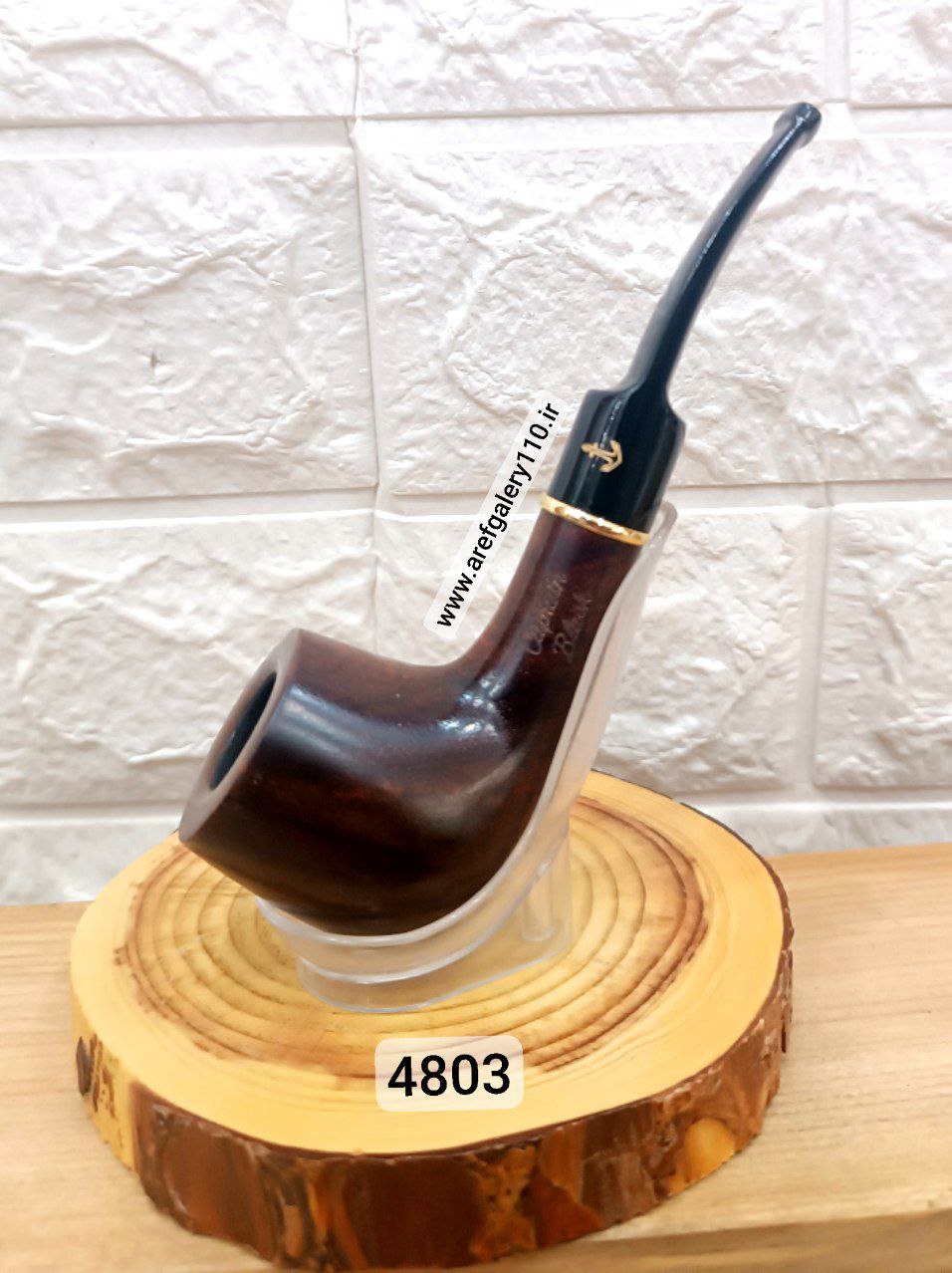 خرید پیپ چوبی قهوه‌ای تیره  وارداتی کد 4803