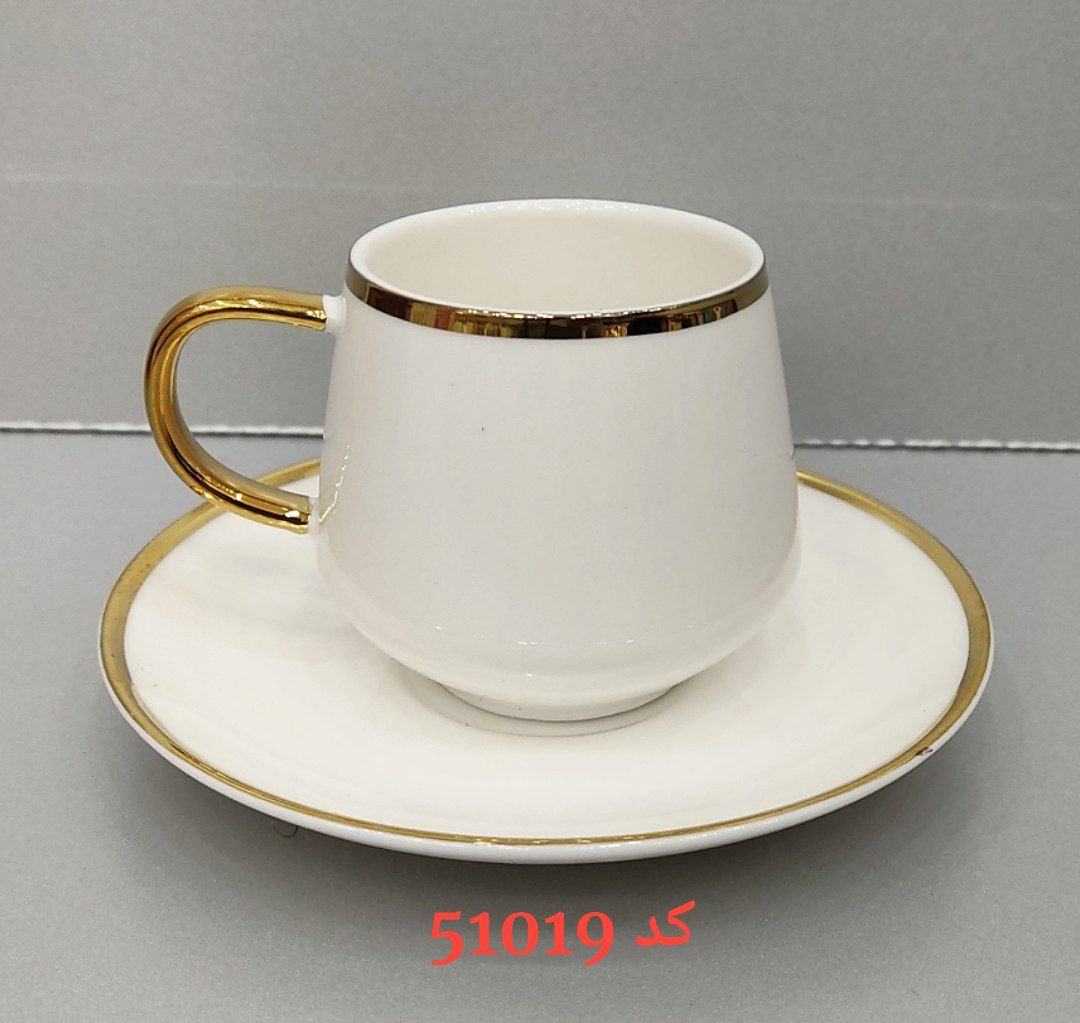 خرید و قیمت ست فنجان و نعلبکی قهوه خوری 6 نفرهکد 51019
