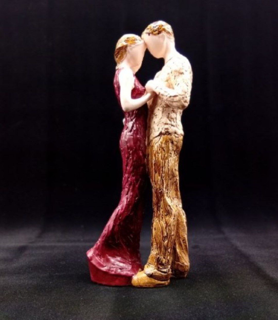 خرید و قیمت مجسمه دختر و پسر عاشق /ارتفاع 27 سانتیمتر / وارداتی /کد 1213